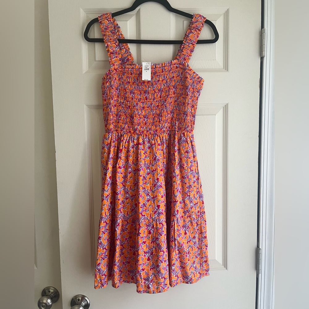 Gap Floral Smocked Mini Dress